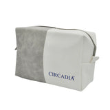 Cosmetic Bag - Grey and White