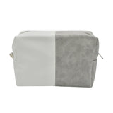 Cosmetic Bag - Grey and White